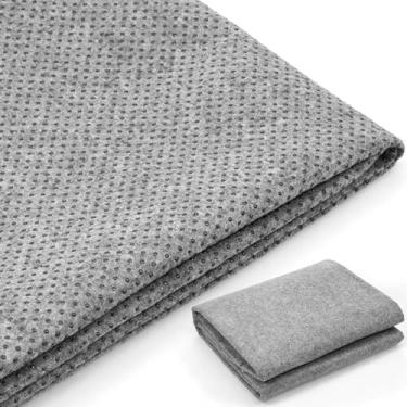 Imagem de Tecido antiderrapante com forro grosso, tecido de suporte de tapete antiralívio, para confecção de tapetes de tufos (78,74 x 78,74 polegadas)