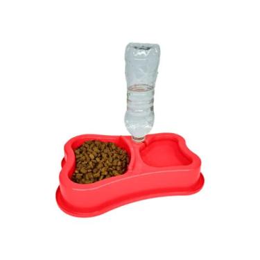 Imagem de Comedouro Bebedouro Automático Cao Gato Anti Formiga Médio - Aumta Ter