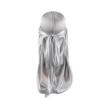 Imagem de Gorro Durag de seda masculino Bandana Silky Du Rag Doo Rag Boné com on