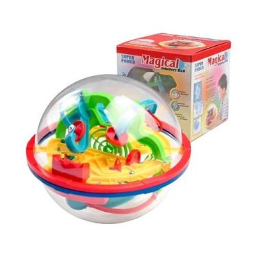 Imagem de Quebra-Cabeça Educativo 3D Para Crianças, Labirinto Mágico, 100 Níveis