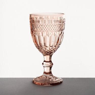 Imagem de Taça de Vidro Rosa para Água de 320 ml Linha Brand - Wolff
