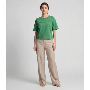 Imagem de Blusa Feminina em Molecotton Viscose Infinita Cor Verde, P, Verde