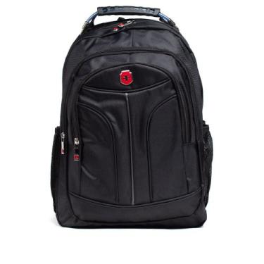 Imagem de Mochila Executiva Swissland Preto/cinza - YINS, Preto, Cinza, Único