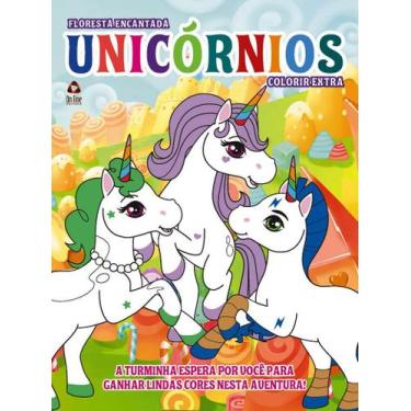 Imagem de Livro - Floresta Encantada - Colorir extra - Unicórnios - A turminha e