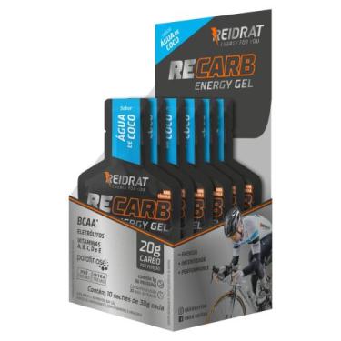 Imagem de Recarb Energy Gel - Caixa com 10 un. - GEL DE CARBOIDRATO - Reidrat Nu