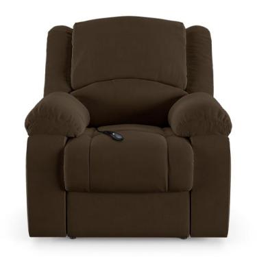 Imagem de Poltrona do Papai Reclinável Sala de Cinema Barcelona Controle Power E