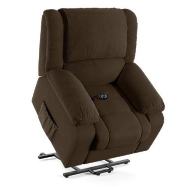 Imagem de Poltrona do Papai Reclinável Sala de Cinema Barcelona Elevação Lift El