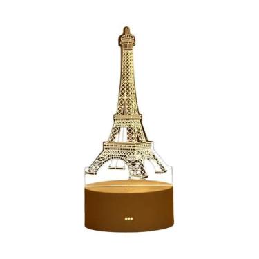 Imagem de Luz Noturna Infantil Com Ilusão Visual 3D, Alimentada Por USB, Lâmpada