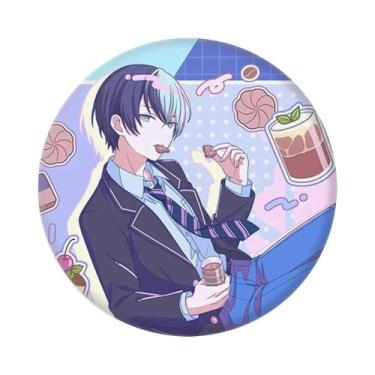 Imagem de 58mm anime pjsk aniversário cosplay traje crachá pino spte flandres br