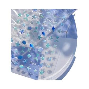 Imagem de Adesivos Decorativos Para Unhas Em Forma De Bolha De Gato Brilhante 5D