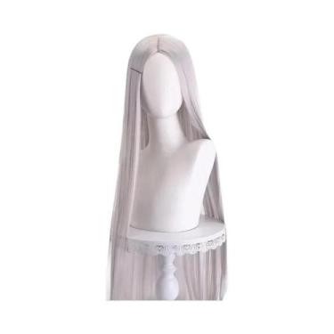 Imagem de Peruca Cosplay Lisa De 40 Polegadas, 24 Estilos, Loiro, Rosa, Vermelho