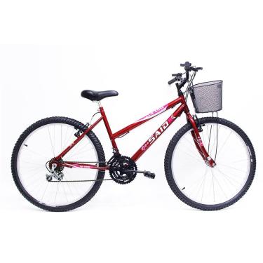 Imagem de Bicicleta Aro 26 Feminina Bike De Passeio 18 Marchas Saidx
