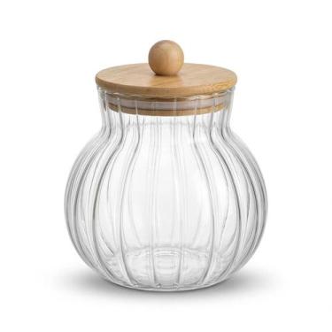 Imagem de Jarra De Vidro Bomboniere 900Ml Pote Hermético Antivazamento Organizad