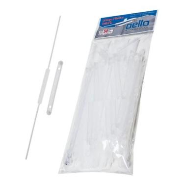 Imagem de Grampo Trilho Plástico Para 600 Folhas 50un 30cm Dellofix - Delo