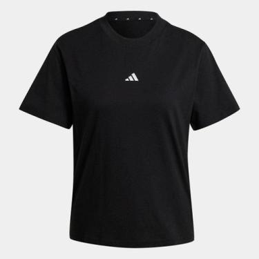 Imagem de Camiseta Adidas Small Logo Feminina, Preto, P