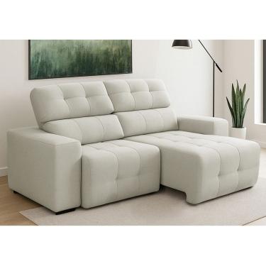 Imagem de Sofa 3 Lugares Retratil Reclinavel 210cm Veludo Atualle Ferguile