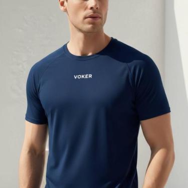 Imagem de Camisa Raglan Dry Fit UV 50 Masculina Secagem Rápida Treino Academia V