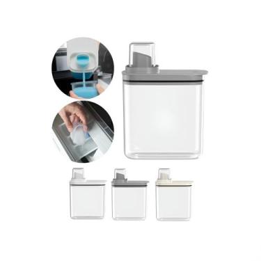 Imagem de Dispenser Detergente e Amaciante 1,5L Linha Flow - OU, Chumbo