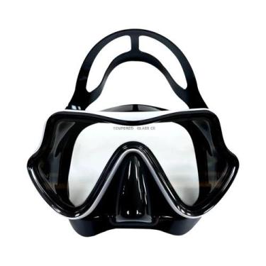 Imagem de Máscara De Mergulho Para Adultos E Jovens Com Lente De Vidro Temperado