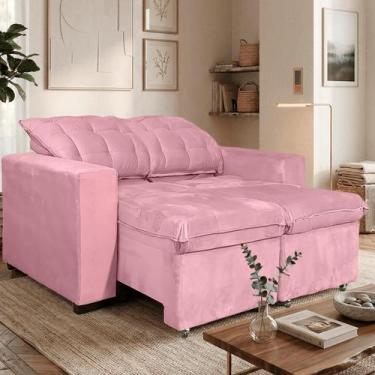 Imagem de Sofá Retrátil E Reclinável 2 Lugares Moreles 150cm Veludo - SOFA STORE