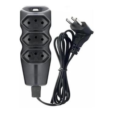 Imagem de Extensão Elétrica 90 Graus 10a 1,5 Metro 3 Pinos Megatron - Congratula