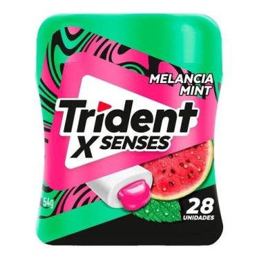 Imagem de Chiclete Trident X Senses Sabor Melancia Mint 54g