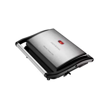 Imagem de Sanduicheira Grill Master Press PG-01 com Chapas Duplas Antiaderentes 850W Inox 220V