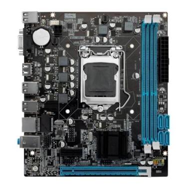 Imagem de Placa Mãe H81 M.2 Socket LGA 1150 DDR3 HDMI VGA NVMe M2 GLan Até 16GB 