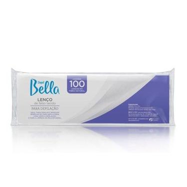 Imagem de Lenços Depilação Falso Tecido Fibra Nat. Depil Bella 100un