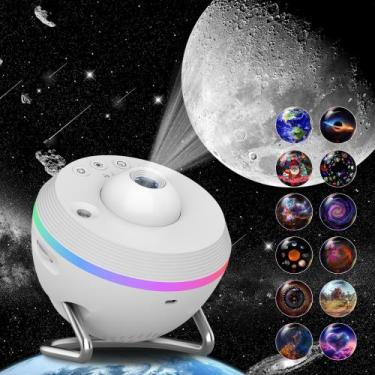 Imagem de Projetor de planetário FlyEagle Galaxy com efeito de meteoro 4K HD