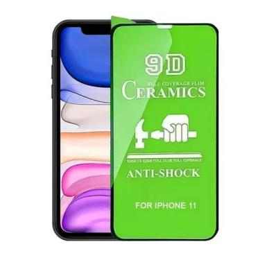 Imagem de Película 9D Nano Cerâmica Flexível para Iphone 11 - Ceramic 9D