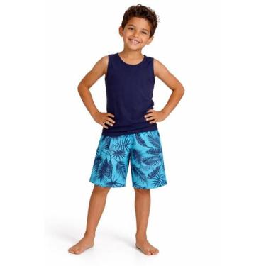Imagem de Conjunto Infantil Menino Sublimado Marinho - Alemara, 12