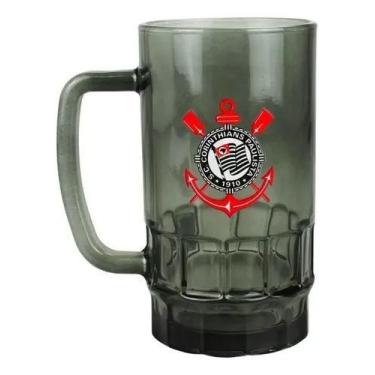 Imagem de Caneca Vidro Time Futebol Corinthians Santos Spfc Palmeiras - - Duarte
