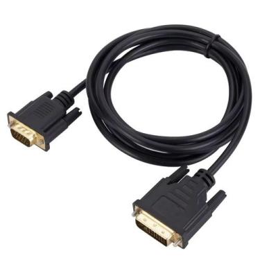 Imagem de Cabo adaptador dvi-d 24+5 macho x vga macho 1.5m - MB TECH