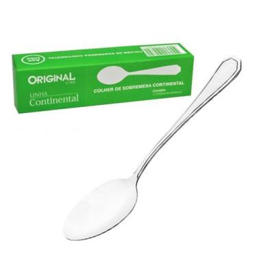 Imagem de Colher De Sobremesa Inox Linha Continental 12pçs - Original Line 