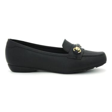 Imagem de Sapato Modare 7016.1004 Salto Baixo Confortavel Feminino, 36, Preto