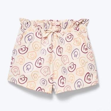 Imagem de Short Infantil Menina Smile - Hering Kids, 12, Creme