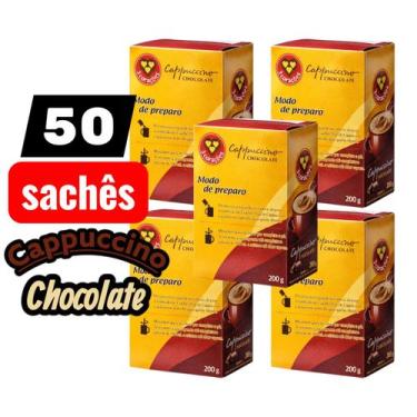 Imagem de Cappuccino Em Sache Chocolate 3 Três Corações 50 Unid. - 3 Corações