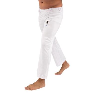 Imagem de Calça Torah Capoeira Poliester Adulto, Branco, A2, Nacional, 30 Dias -