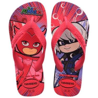 Imagem de Chinelo Havaianas Kids Top PJ Masks Infantil Feminino Rosa, 29/30, Ros
