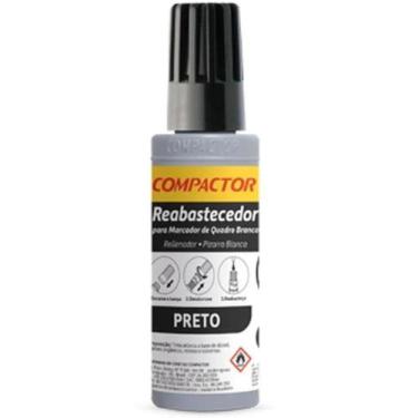 Imagem de Tinta Reabastecedor para Marcador de Quadro Branco 30ml cor Preta Comp