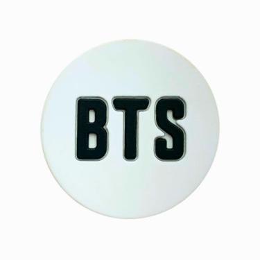 Imagem de Aplique Kit 10 Peças BTS Logo Emborrachado
