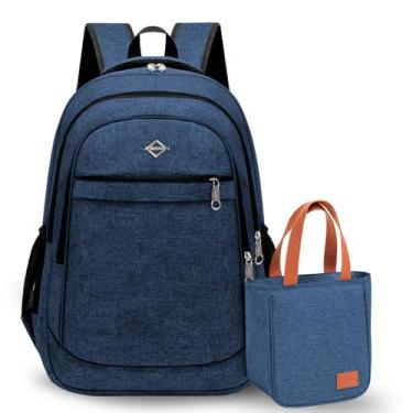 Imagem de Kit Bolsa Necessaire Organizador Pratica E Mochila Porta Notebook Durá
