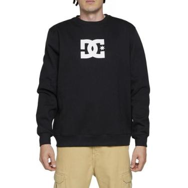 Imagem de Moletom DC Shoes Careca DC Star Crew 280G WT24 Preto, G, Preto