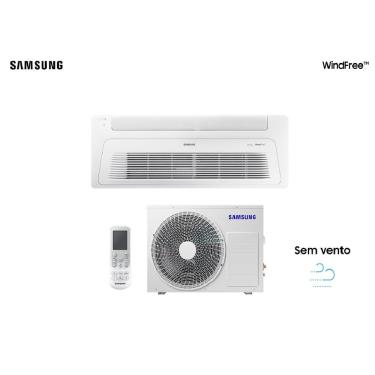 Imagem de Ar Condicionado Cassete 1 Via Samsung Windfree Inverter 24000 BTUS Quente Frio 220V AC0...
