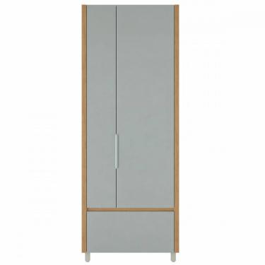 Imagem de Armário Multiuso para Lavanderia 2 Portas 2 Gavetas MDF 70cm Nature-verde Nesher Móveis