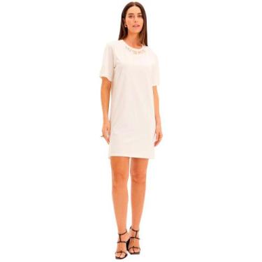 Imagem de Vestido Lança Perfume Curto Pr25 Off White Feminino, M