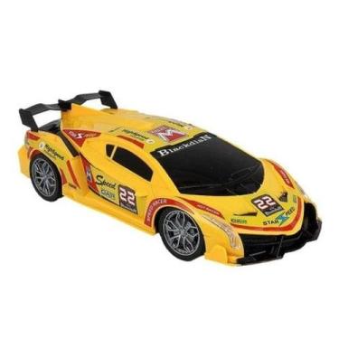 Imagem de Carrinho de Controle Remoto super esportivo com LUZ Color Cor:Amarelo 