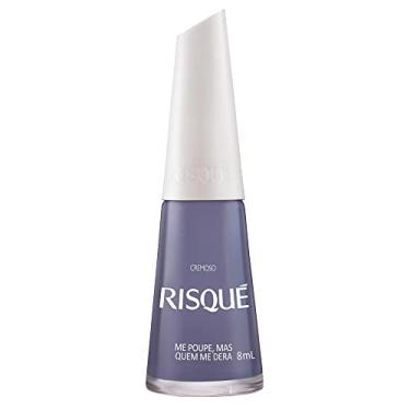 Imagem de Esmalte Risqué Cremoso Azul Cinza Me Poupe Mas Quem Me Dera 8ml