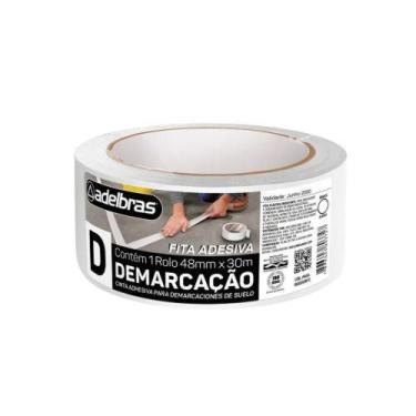 Imagem de Fita Adesiva para Demarcação de Solo 910 48mm X 30m para Sinalização B